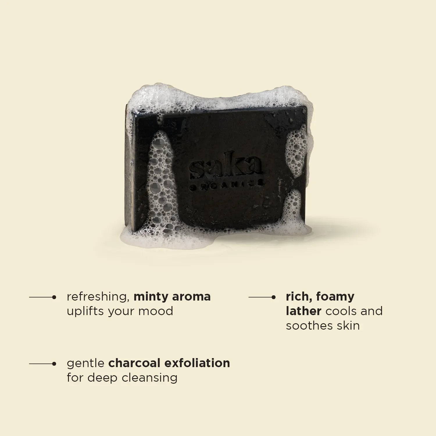 Springtime Medley (Natural Activated Charcoal Mint Detox Soap)