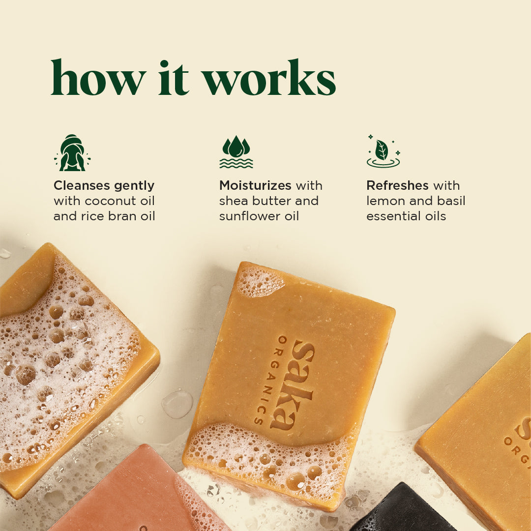 Lemon & Basil Soap – Skin Brightening