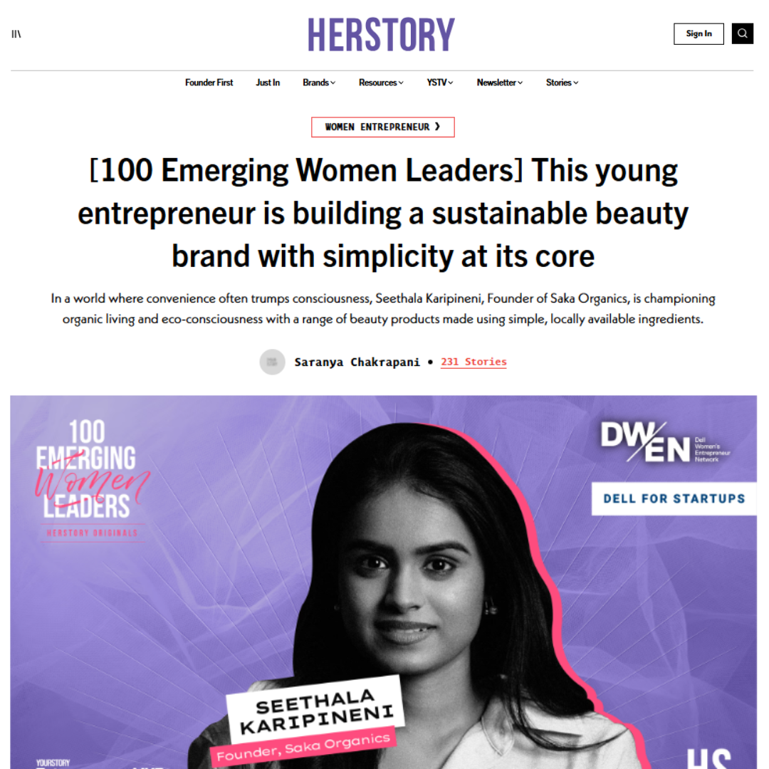 [100 Emerging Women Leaders]  This young entrepreneur is building a sustainable beauty brand with simplicity at its core