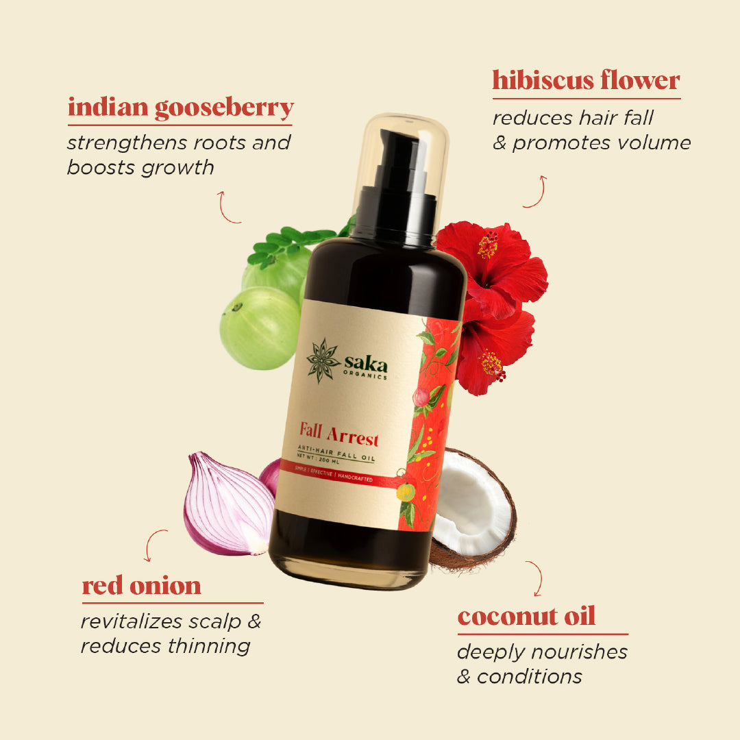 Anti Hair Fall Oil with Hibiscus & Onion