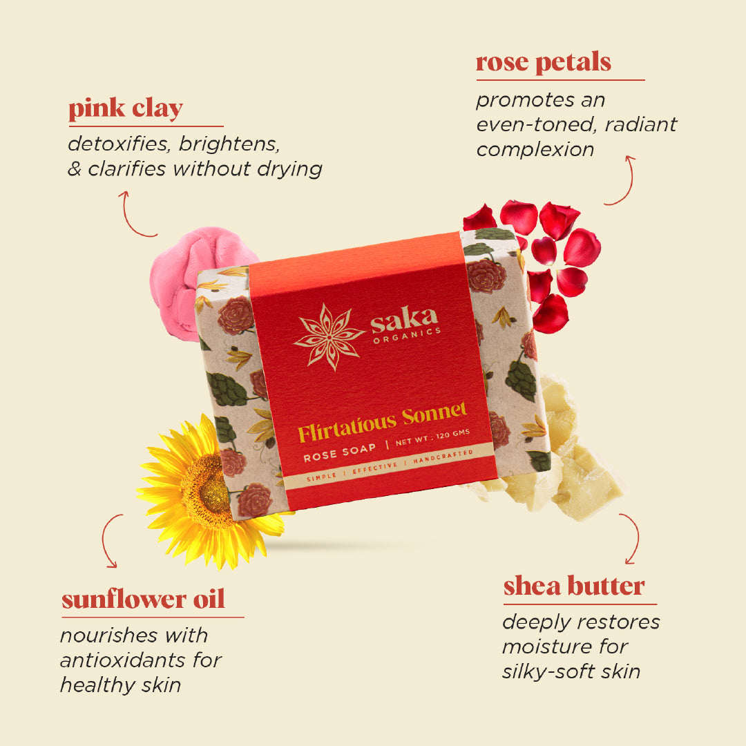 Rose & Shea Butter Moisturising Soap