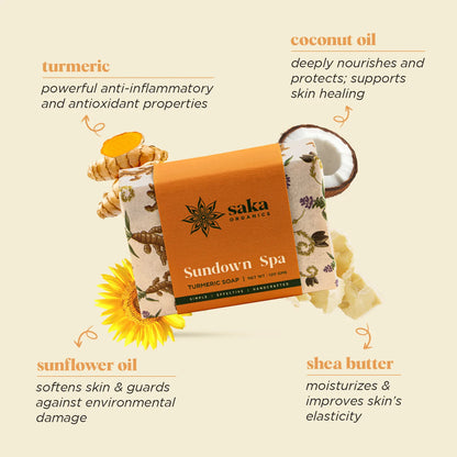 Sundown Spa Turmeric Soap with Shea Butter