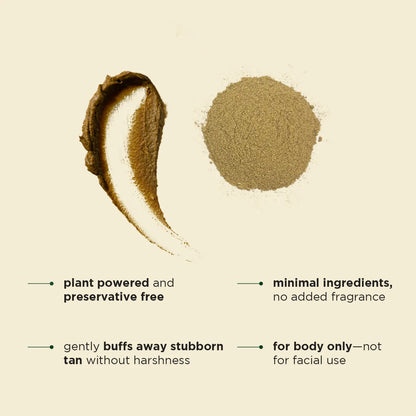 Tan-Go: Anti-Tan Body Scrub with Tomato extract, Wild Turmeric & Rose Petals