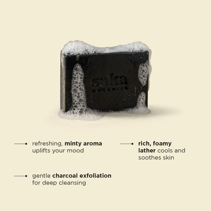 Springtime Medley (Natural Activated Charcoal Mint Detox Soap)
