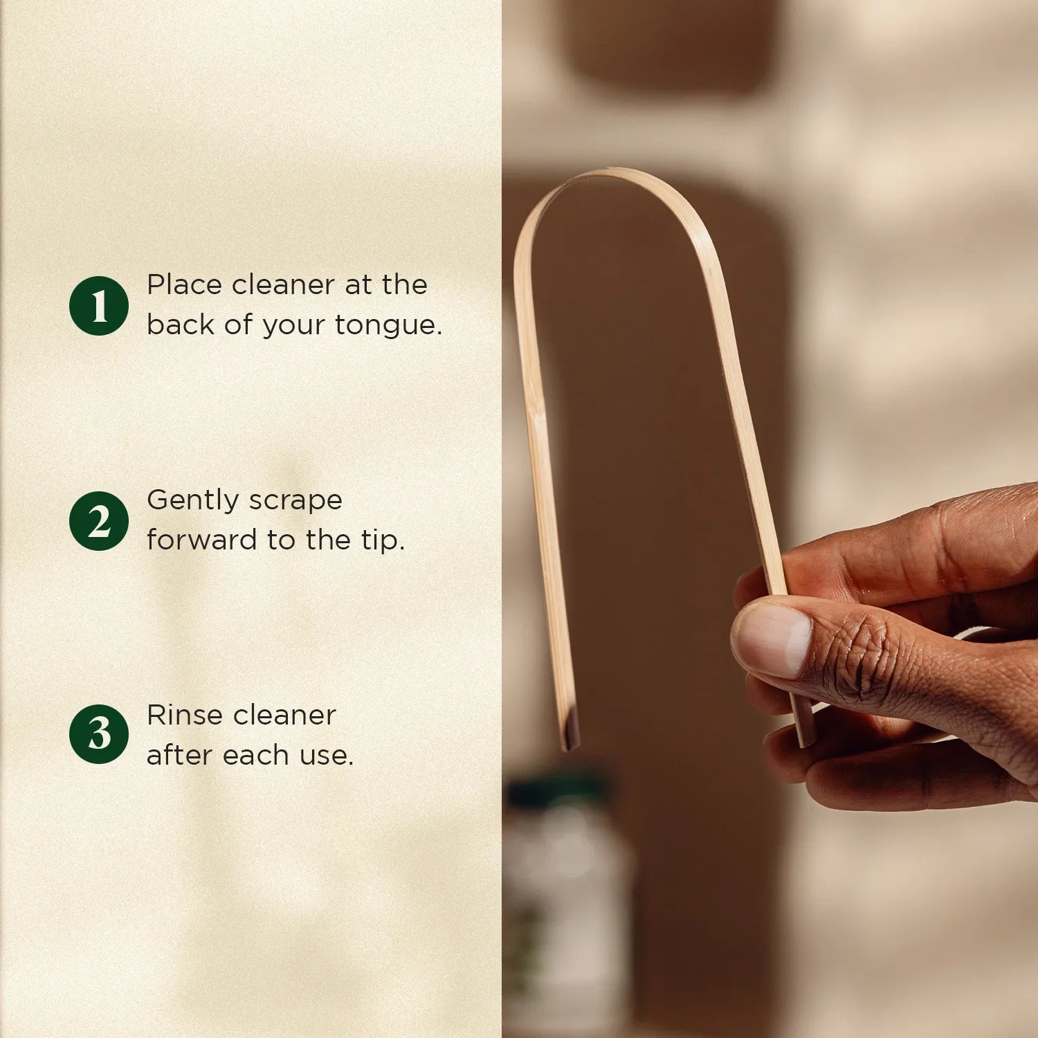 Bamboo Tongue Cleaner