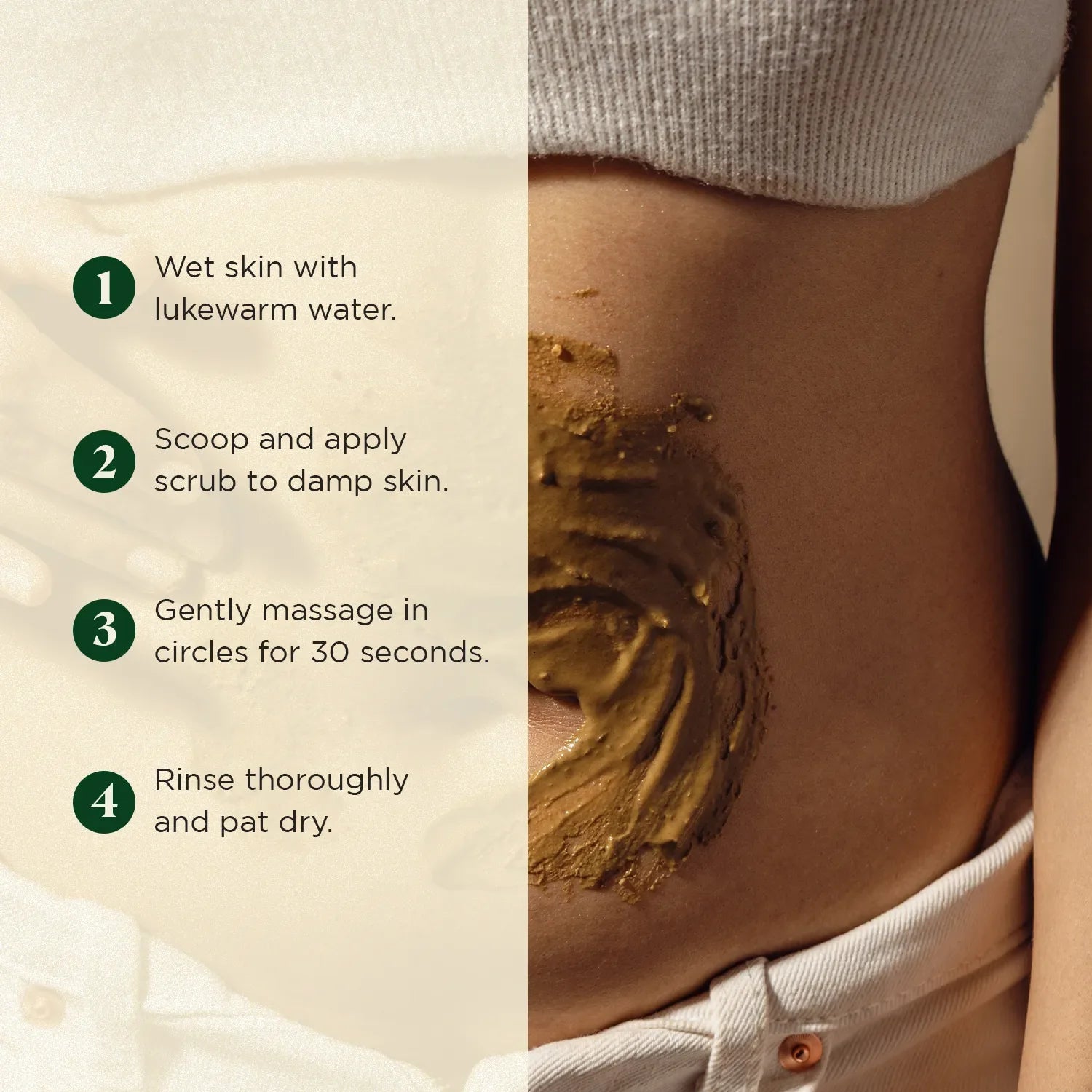 Tan-Go: Anti-Tan Body Scrub with Tomato extract, Wild Turmeric & Rose Petals