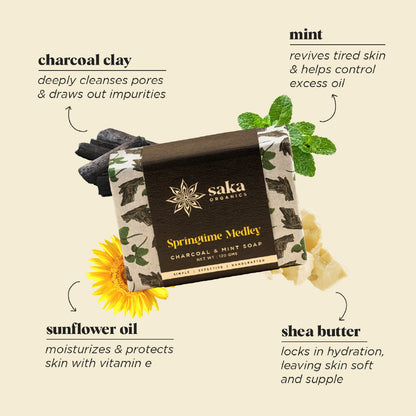 Activated Charcoal & Mint Detox Soap