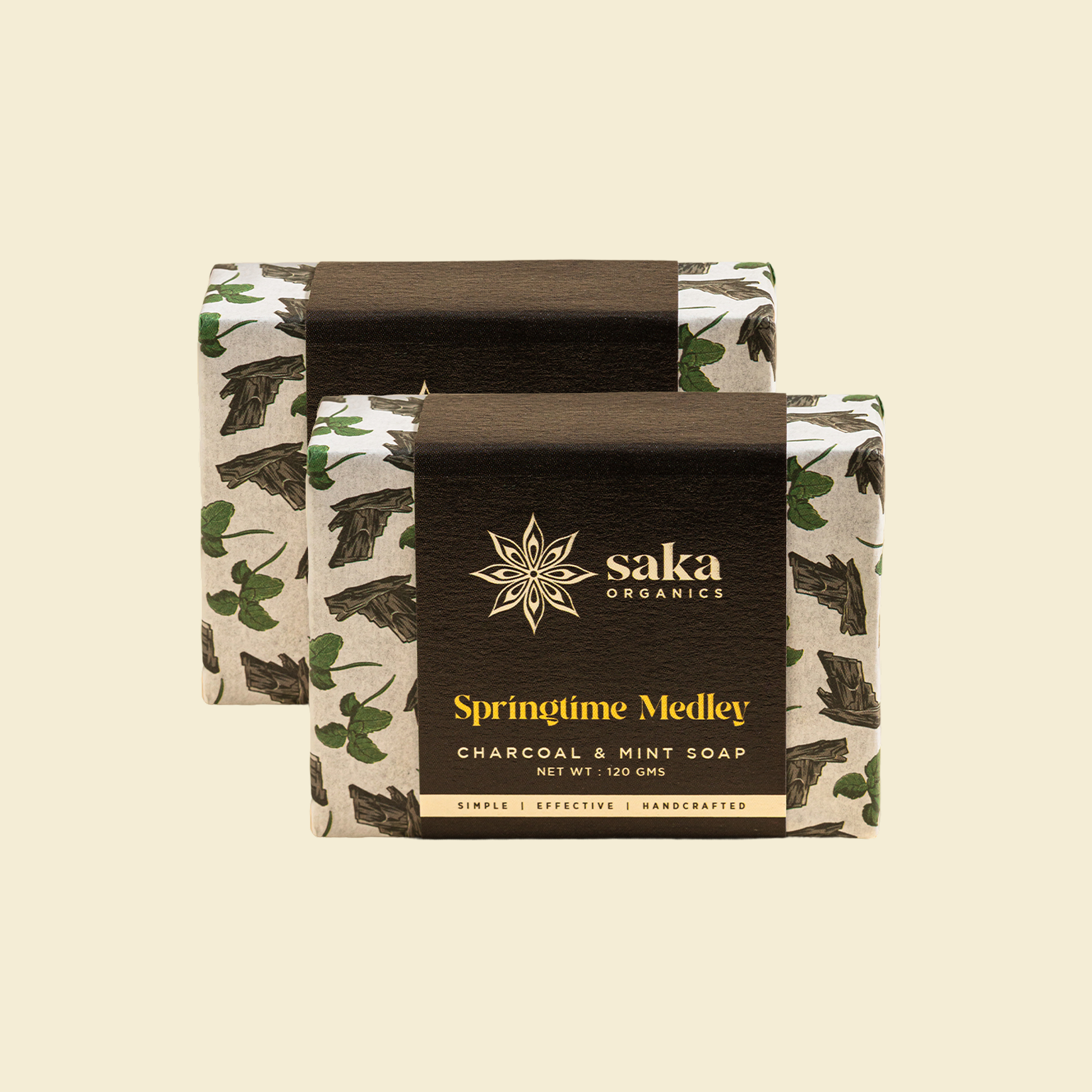 Springtime Medley (Natural Activated Charcoal Mint Detox Soap)