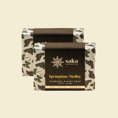 Springtime Medley (Natural Activated Charcoal Mint Detox Soap)