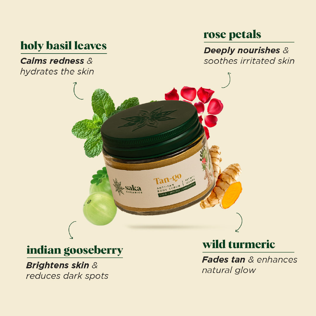 Tan Removal Scrub – Tomato & Wild Turmeric