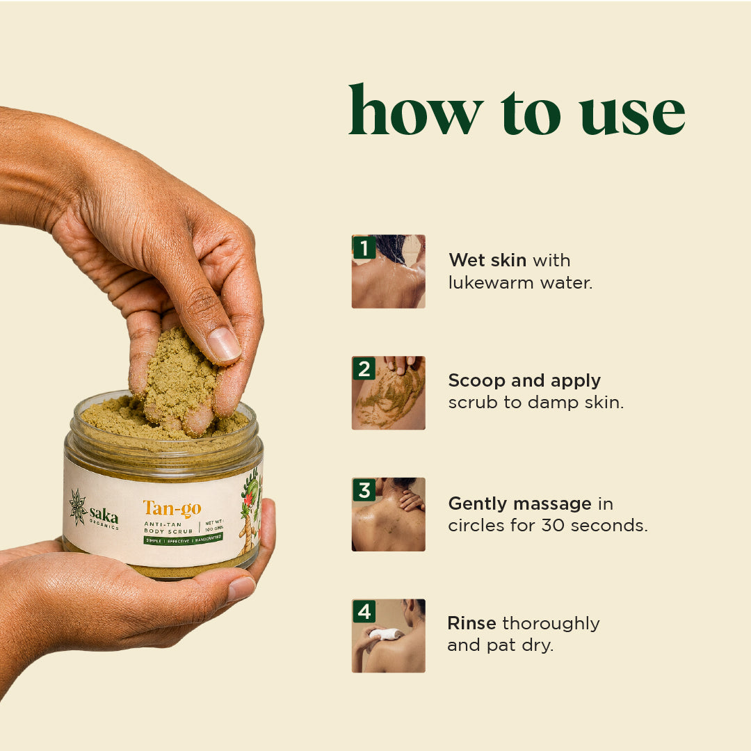 Tan Removal Scrub – Tomato & Wild Turmeric