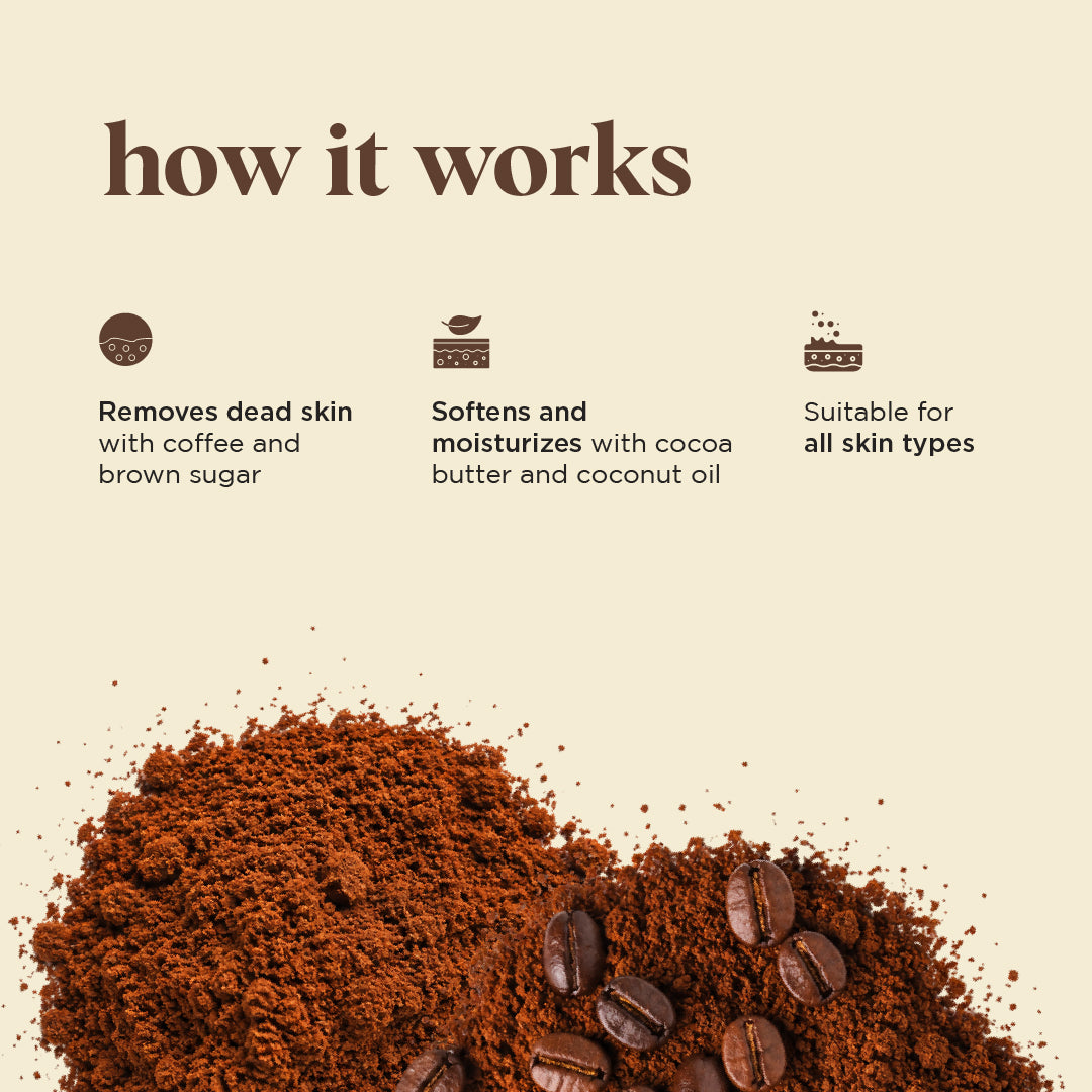Coffee Body Scrub – Dead Skin Removal